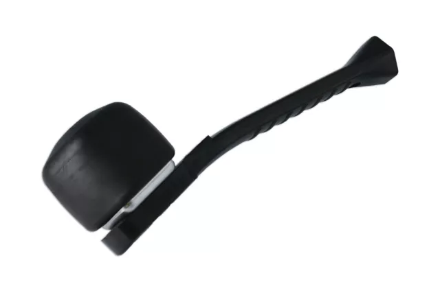 Power-TEC 92593 Bodywork Bumping Rubber Mallet - Soft Grip Flexible Handle