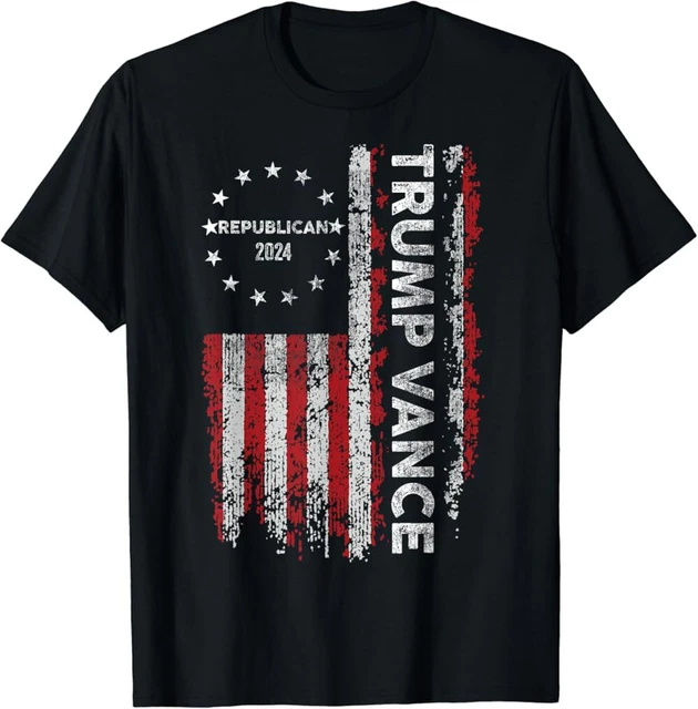 T-shirt Trump Vance 2024 Campagne Présidentielle - Neuf Sans Étiquettes