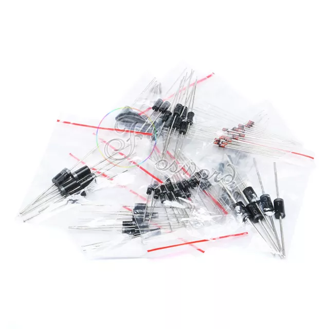 Diode Switching Signal 1N5408 1N4148 1N4007 1N5819 1N5399 100pcs Assorted Diode