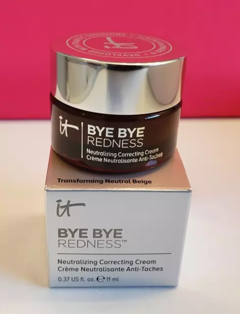 It Cosmetics Bye Bye Redness Neutralizing Cream Full Size .37 oz NEUTRAL BEIGE 2