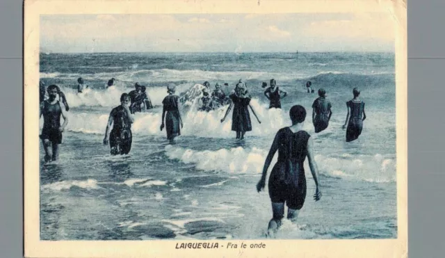 Savona Laigueglia fra le onde F. piccolo  spedita franc. asp.