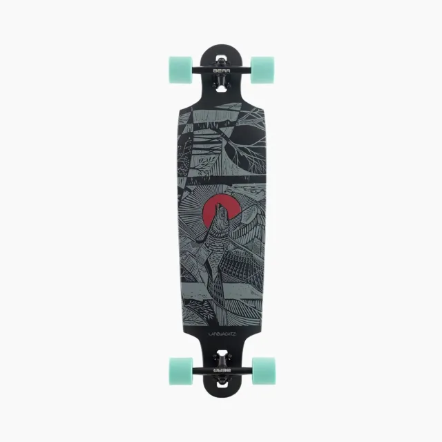 Landyachtz Drop Cat 38 Seeker Black skateboard longboard complete