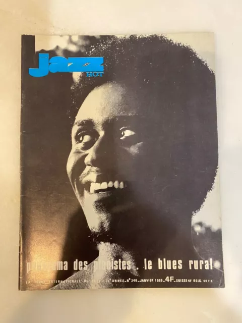 Magazine JAZZ HOT N°246 de 1969 le blues rural