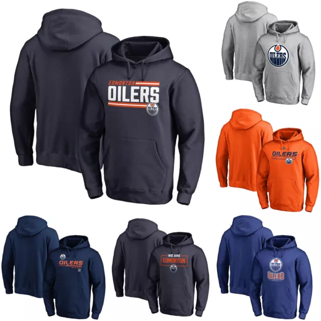 Edmonton Oilers Herren Hoodie Kapuzenpullover Sport Pullover Sweatshirt NHL #