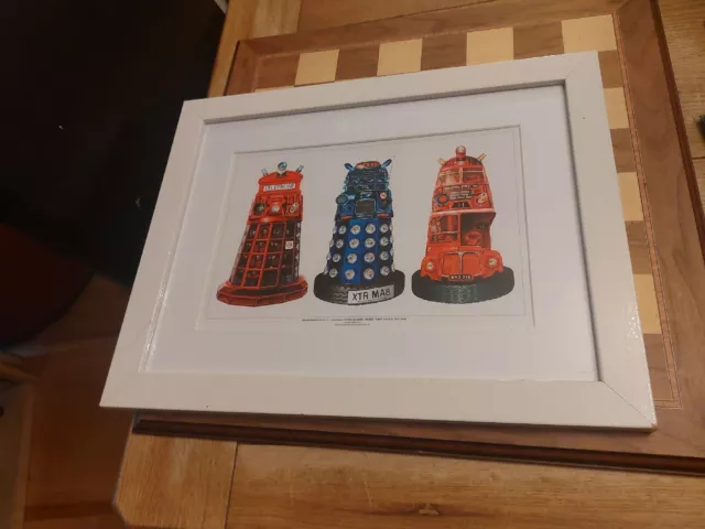 Framed Mounted Stu Mackay UK Invasions Series 1 Giclee Print Circa 2011 45x36cm*