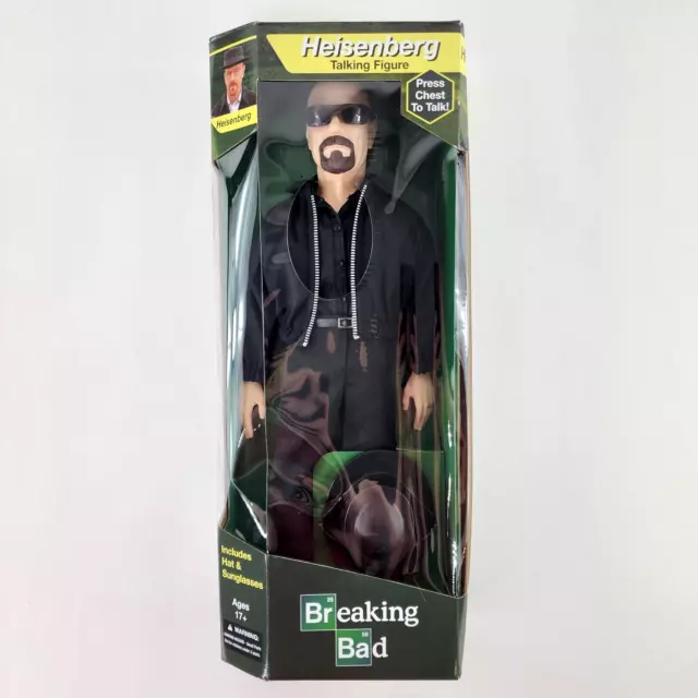 Breaking Bad Heisenberg DEALER 17" Talking Action Figure Doll Walter White NEW