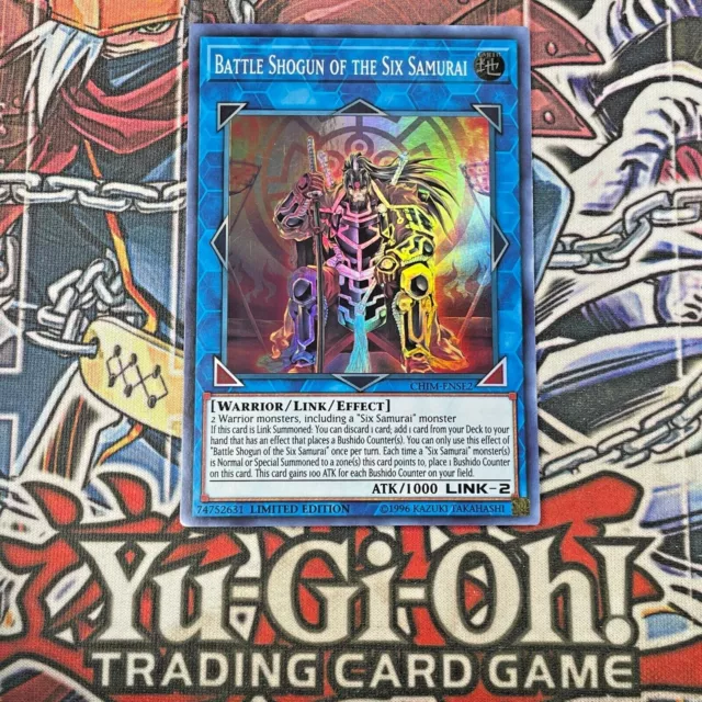 *** Battle Shogun of the Six Samurai *** CHIM-ENSE2 | SUPER Limited | YuGiOh! NM