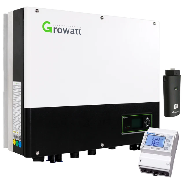 INVERTER GROWATT SPH 10000TL3 BH UP HYBRID INVERTER incl. Wifi-X e SM ...