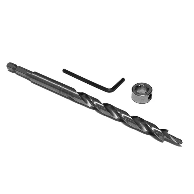 Perceuse trou de poche - kit de perceuse pas HSS - avec collier - Milescraft 2307