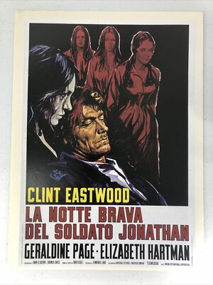 THE BEGUILED - Clint Eastwood Foreign Movie Poster / Print 9x12.5 £18. ...