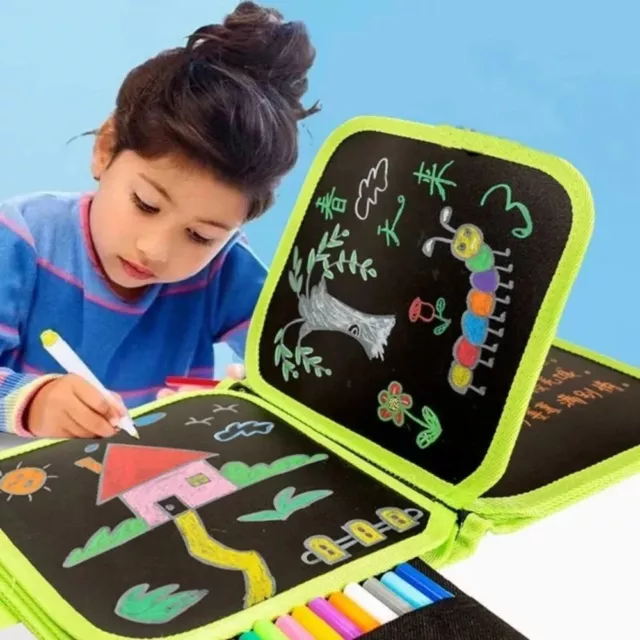Mit 3-teilig Malstiften Kinder radierbar Buch Set Lernspielzeug