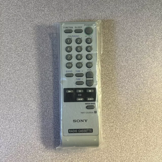 NEW Genuine Sony RMT-CS350A Remote Control for CFD-S350, CFDS350 free shipping