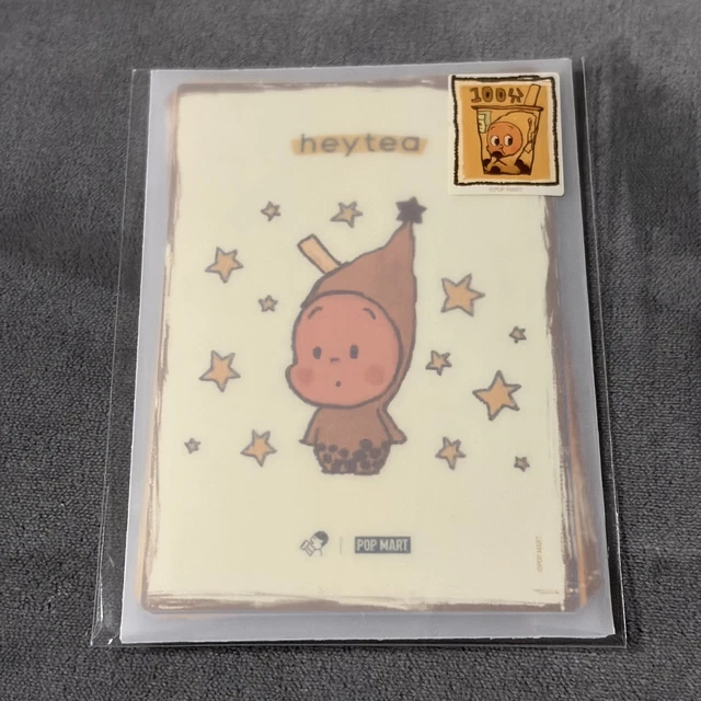 NEW HEYTEA X Pop Mart Twinkle Twinkle limited edition stickers pack Hey ...