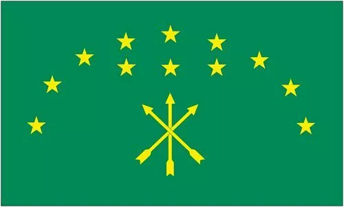 Flagge / Fahne Republik Adygien Hissflagge 90 x 150 cm