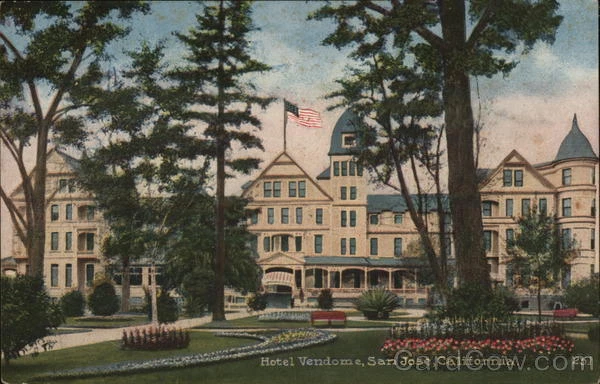 San Jose,CA Hotel Vendome Santa Clara County California Pacific Novelty Co.