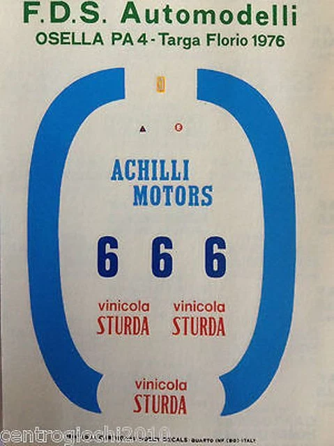 PHOTOGALLERY TARGA FLORIO 1976/TARGA FLORIO 1976 - OSELLA/8 Osella BMW PA 4 Amphicar - A.Foridia (27