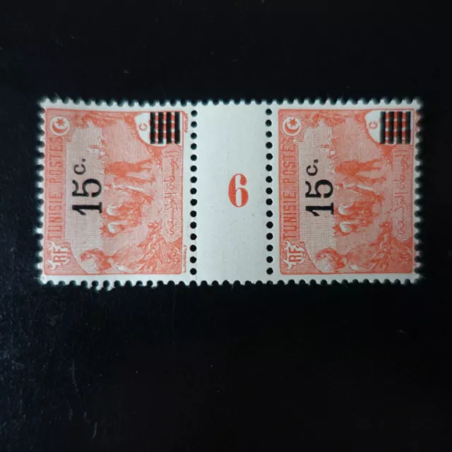 France Colonie Tunisie N°47 Millésime 6 Neuf ** Luxe Mnh Cote Maury 35€