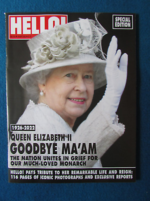 QUEEN ELIZABETH II Death Commemorative Hello Magazine 19/9/22 - 116 ...