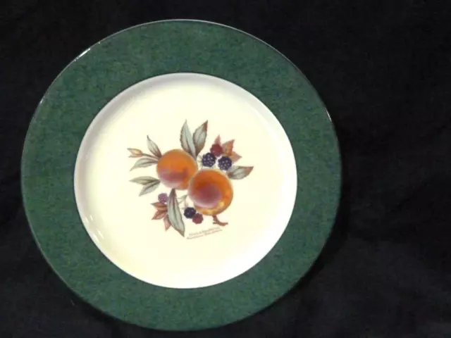 Vtg Evesham Gold Collectors Salad Plate~~Green Border~~8"~~Nwt