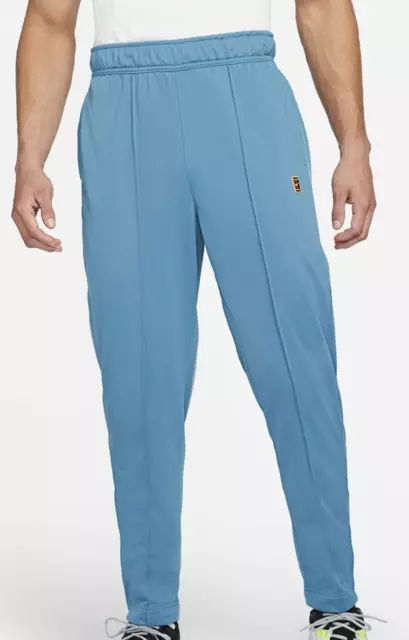 Nike Hommes Tribunal Tennis Pantalon de Survêtement Jogging Bleu Taille M L XL