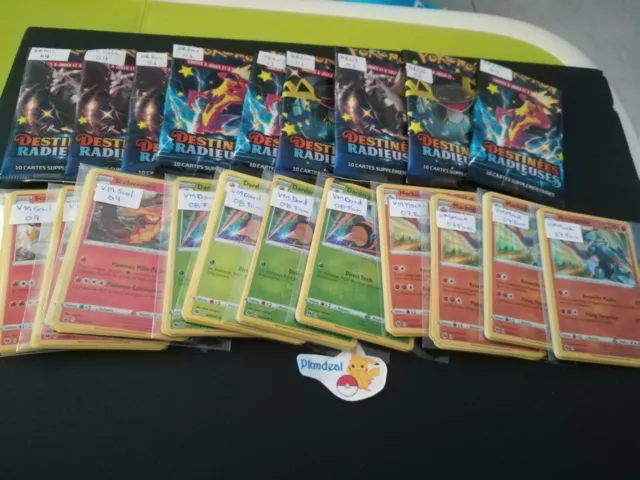 Lot JCC Pokémon: Lot 100 Cartes FR OFFICIELLES, 1 GX/ V + Cadeau