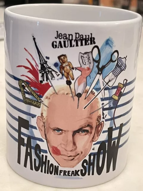 Jean Paul Gaultier Mug Cup Fashion Freak Show Paris Souvenir Fan