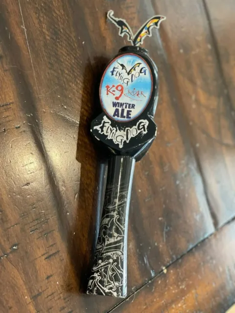 Flying Dog Brewing "K-9 Cruiser Winter Ale" Tap Handle