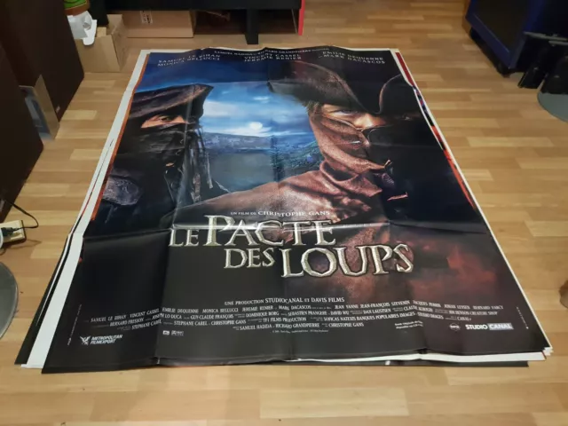 Affiche cinema 120x160 LE PACTE DES LOUPS