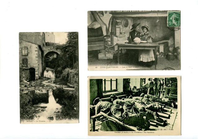 CPA 63 Puy-de-Dôme 9 Card Lot