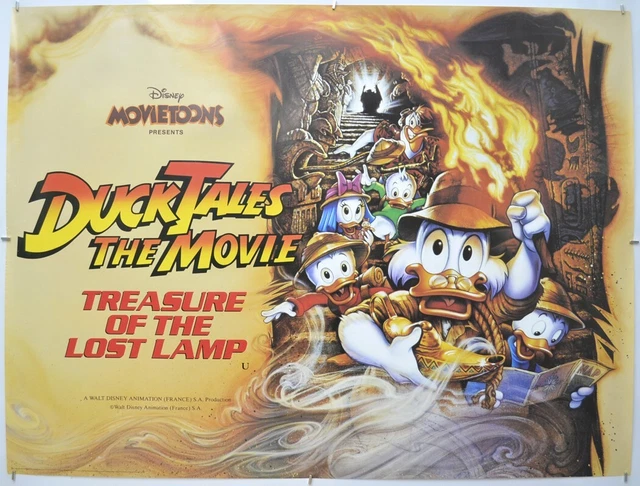 DUCKTALES THE MOVIE: TREASURE OF THE LOST LAMP (1990) Original Quad ...