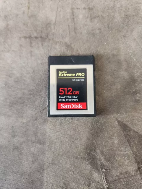 Tarjeta de memoria SanDisk 512 GB Extreme PRO CFexpress tipo B - SDCFE-512G-ANCIN
