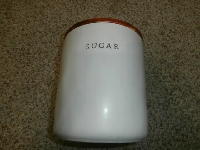 HEARTH and & HAND Magnolia Stoneware SUGAR CANISTER with Wood Lid  2021