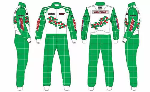 Tony Kart Embroidered Go Kart Race Suit Cik/Fia Level 2 Approved With Free Gifts