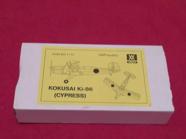 Kokusai Ki-86 "Cypress" (Vers.dt.Bücker Bü-131 "Jungmann") - 1/72 AV Models