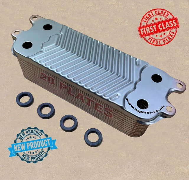 Vaillant Ecotec Plus 824 831 & PRO 28 28R1 Plattenwärmetauscher