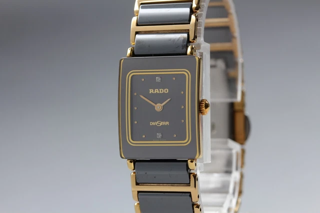 Montre Rado Diastar Intégral Jubilé Pour Femme - 18x22 Mm - Mouvement Quartz Suisse - Occasion