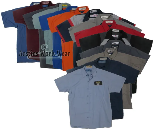 Used Uniform Work Shirts Red Kap Cintas Unifirst Mechanics