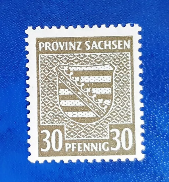 Briefmarke SBZ Provinz Sachsen 30 Pfennig GEPRÜFT Ströh Mi.Nr. 83 Xb (16442)