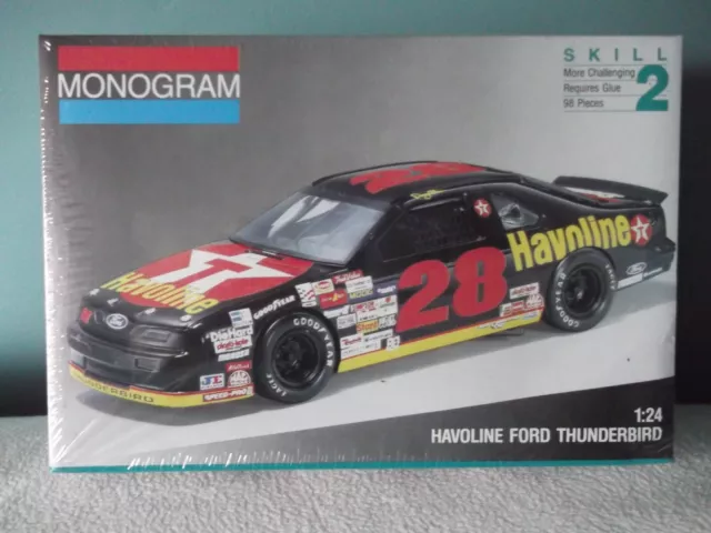 Monogram 2430 - Davey Allison #28 Havoline Ford Thunderbird in 1:24