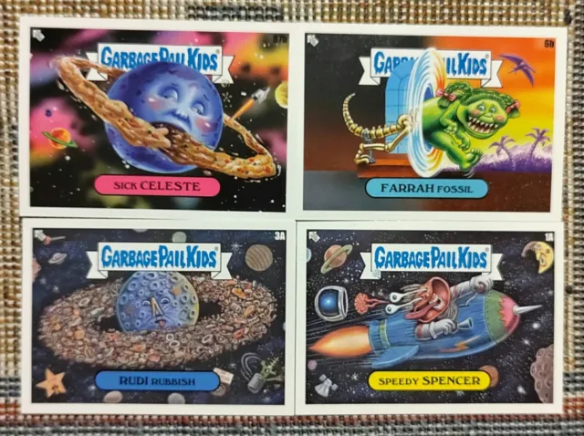 Garbage Pail Kids Intergoolactic Mayhem 4 Cards