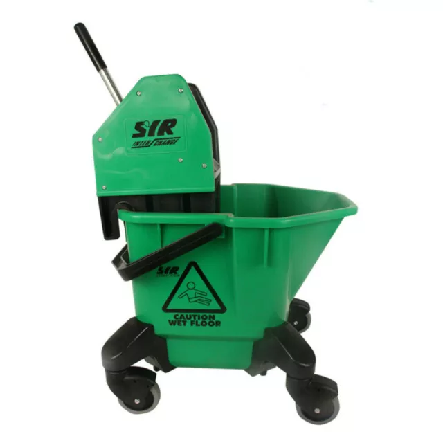 SYR TC20 Kentucky Mop Bucket and Wringer 20L - Green