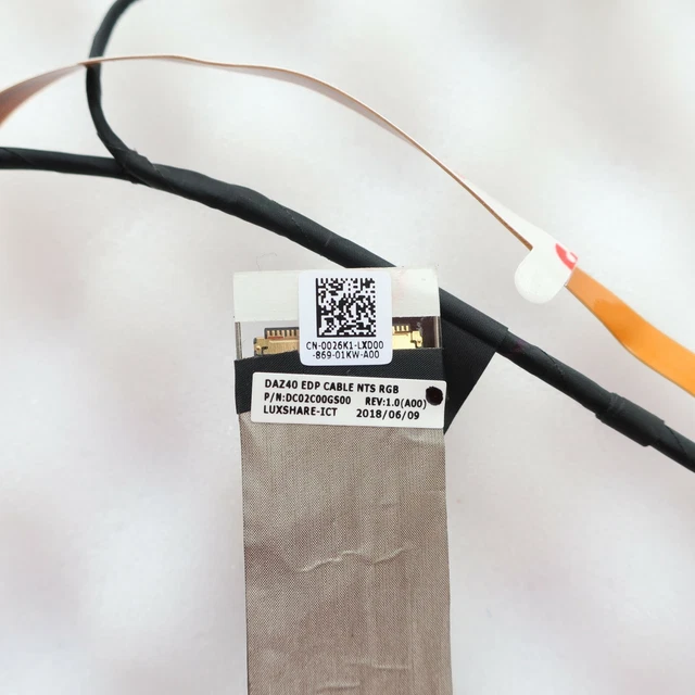 DELL LATITUDE 7490 Camera LCD Screen Cable TOUCH 026K1 0026K1 - FAST ...