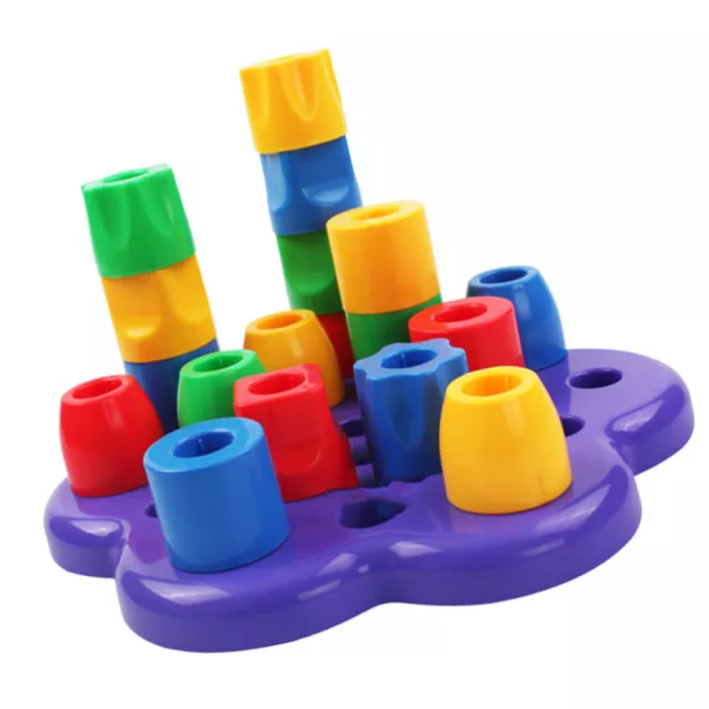 Baby Shape Recognizing Blocks Geometry Recognition Toy Geometric Stacker