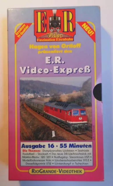 VHS-Eisenbahn-Video´s / E.R. Video-Expreß - Ausgabe 16