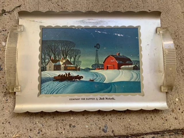 Company For Supper Tray by Dale Nichols