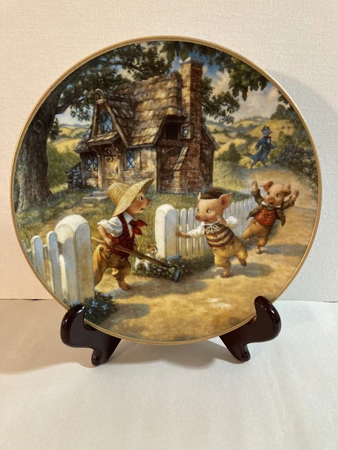 The Three Little Pigs Classic Fairy Tales-Scott Gustafson 1992 Knowles