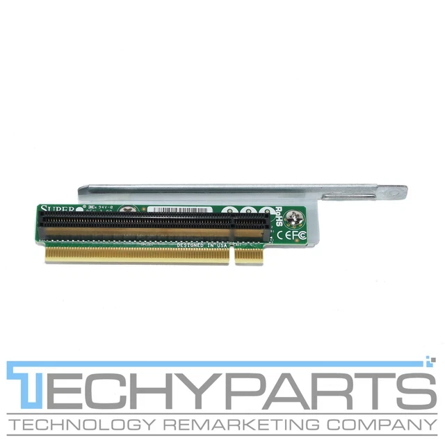 SUPERMICRO RSC-R2UU-UA3E8+ RISER Card LHS Active UIO PCIe 2U Server Riser  Card $29.99 PicClick