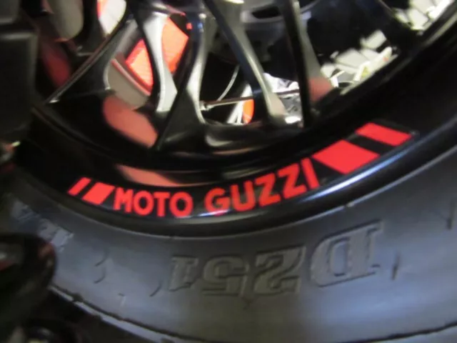 Moto Guzzi Moto Ruote Cerchio Adesivo Adesivo -  Italia