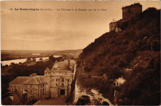 CPA Roche Guyon Le Chateau et le Donjon (1317640)