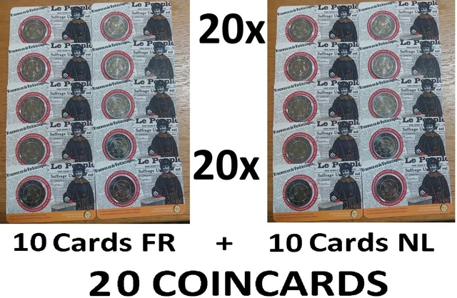Belgique -  20 x 2 Euros Commemorative 2023  " Suffrage des Femmes "  FR + NL